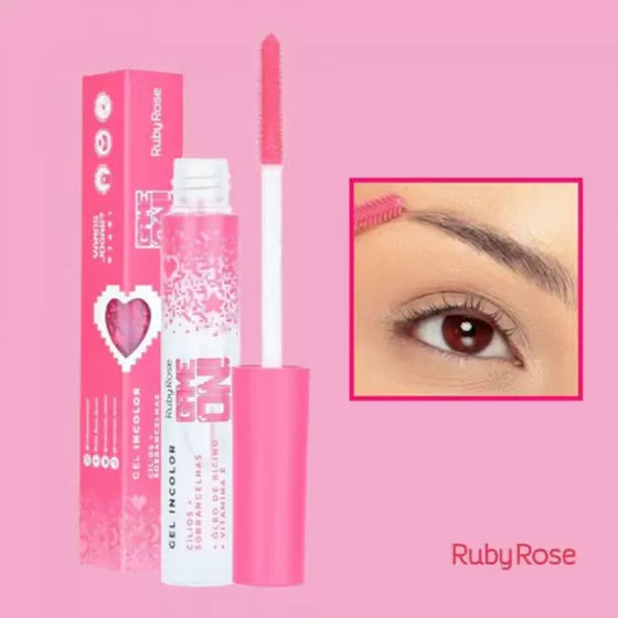 Ruby Rose - Gel Incolor Para Cílios E Sobrancelhas Game On