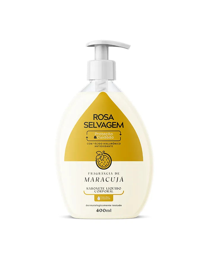 Sabonete Líquido Maracuja Rosa Selvagem - 400ml