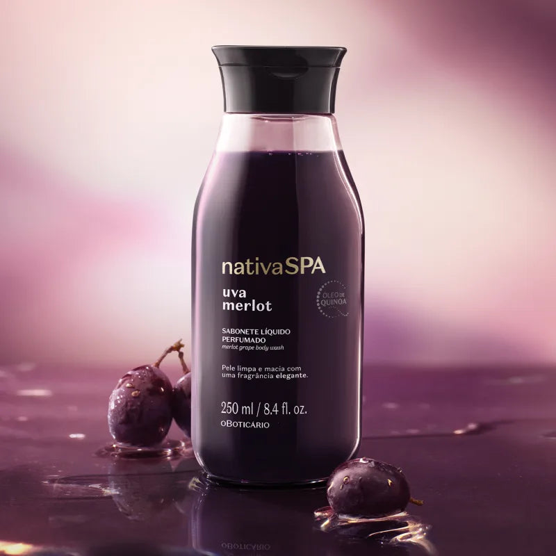 Sabonete Líquido Perfumado Nativa Spa Uva Merlot - 250ml