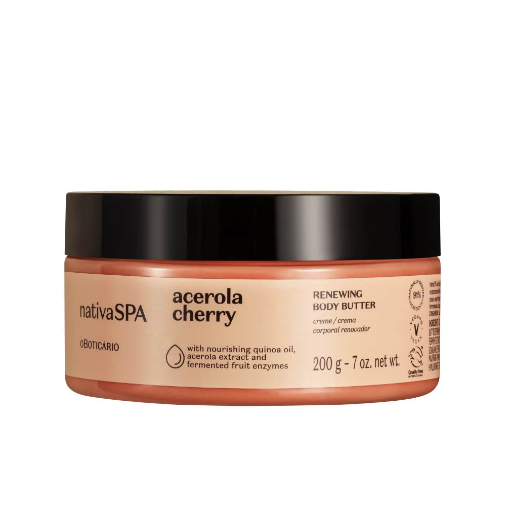 Hidratante Corporal Renovador Nativa Spa Acerola Cherry - 200g