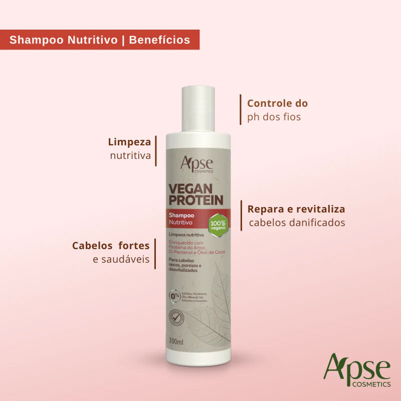 Shampoo Nutritivo Vegan Protein 300ml