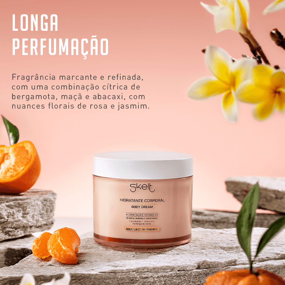 Body Cream Amalfi Sunset Hidratante Desodorante Corporal - 200g