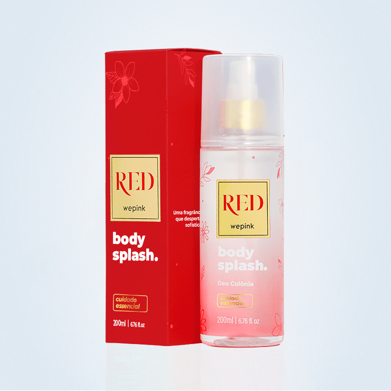 Red Body Splash Deodorant Cologne Wepink - 200ml