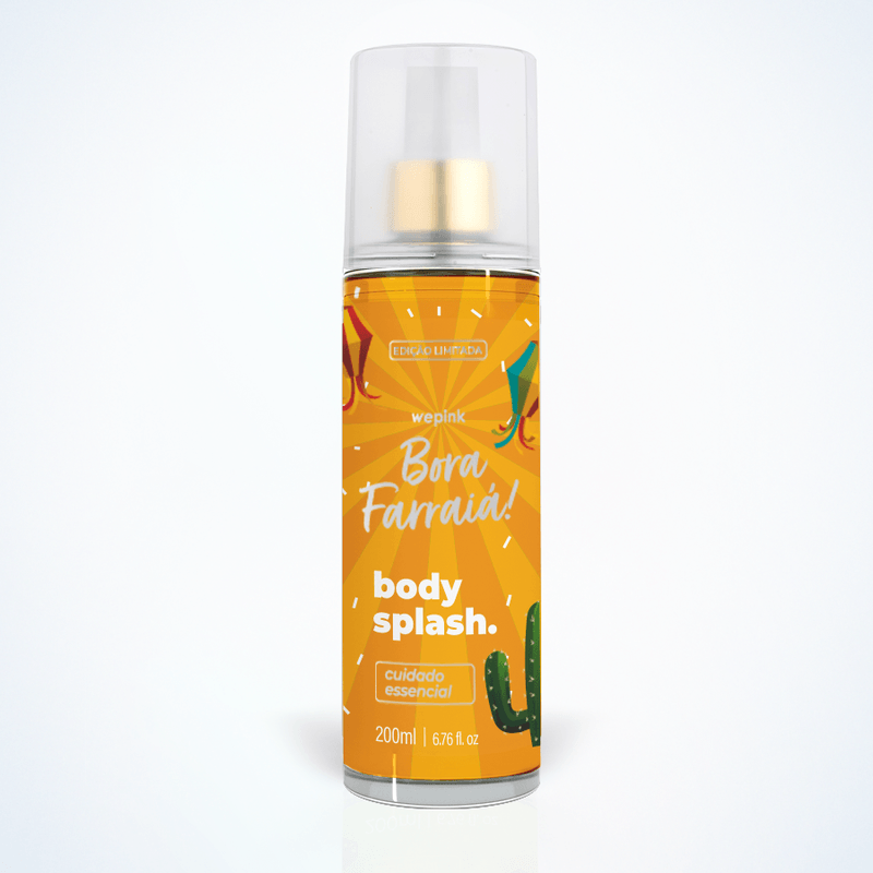 Body Splash Bora Farraiá Desodorante Colônia Wepink - 200ml