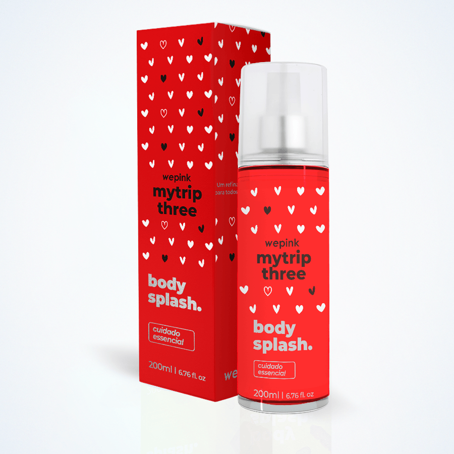 Body Splash My Trip Three Desodorante Colônia Wepink - 200ml