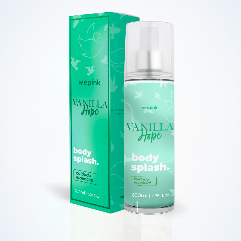 Body Splash Vanilla Hope Desodorante Colônia Wepink - 200ml