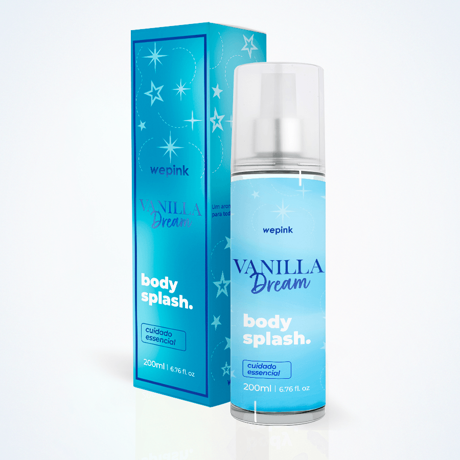 Body Splash Vanilla Dream Desodorante Colônia Wepink - 200ml