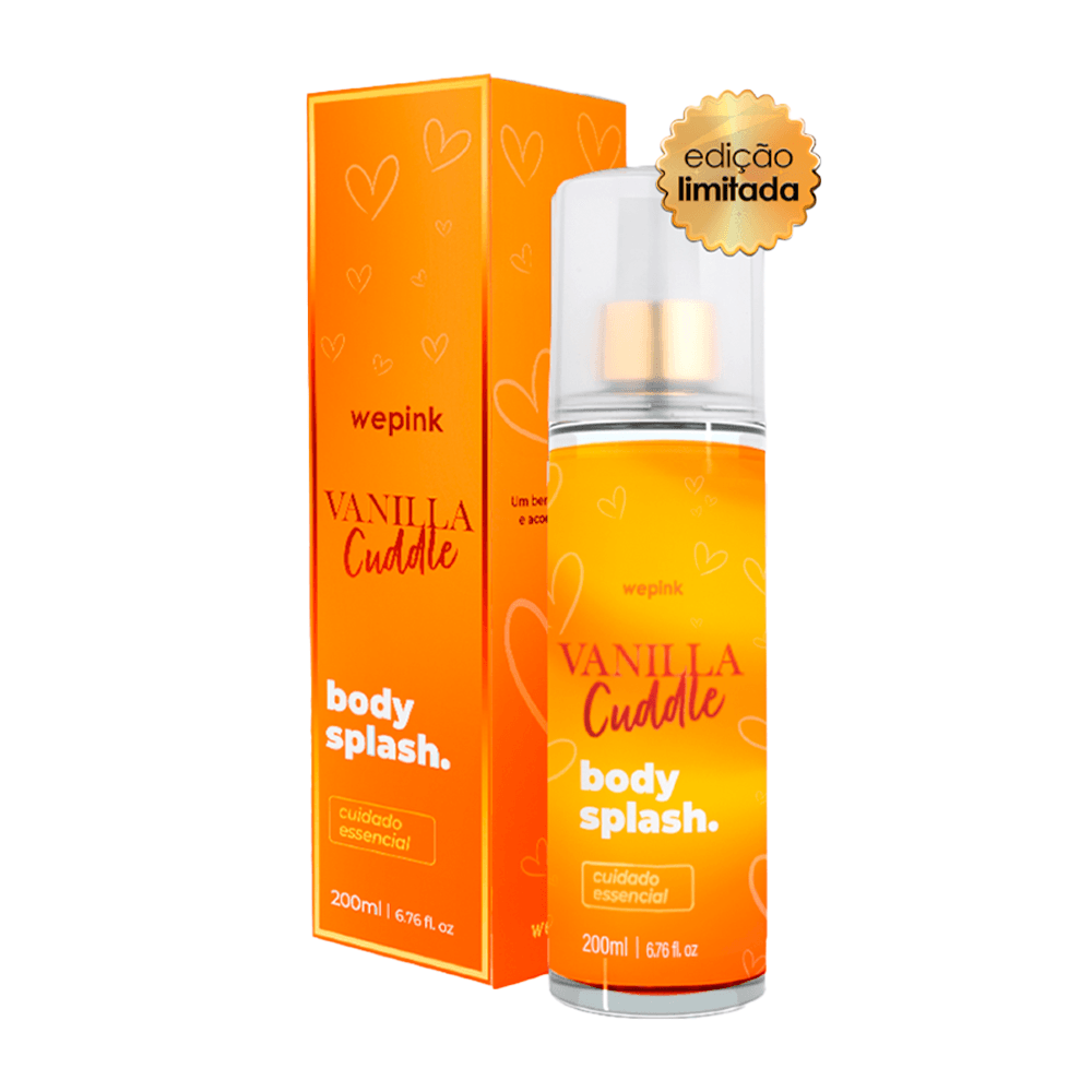 Body Splash Vanilla Cuddle Desodorante Colônia Wepink - 200ml