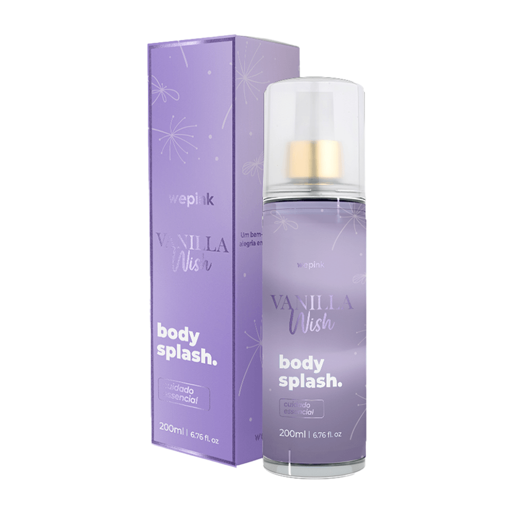 Body Splash Vanilla Wish Desodorante Colônia Wepink - 200ml