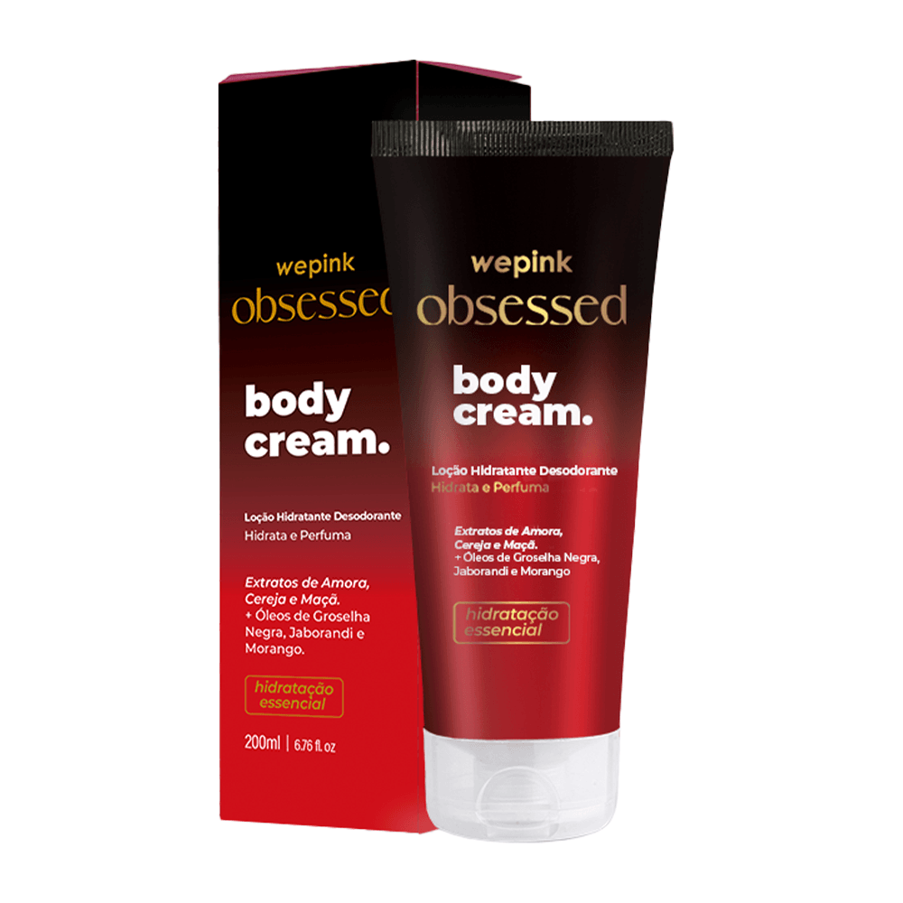 Body Cream Obsessed Desodorante Hidratante Wepink - 200ml