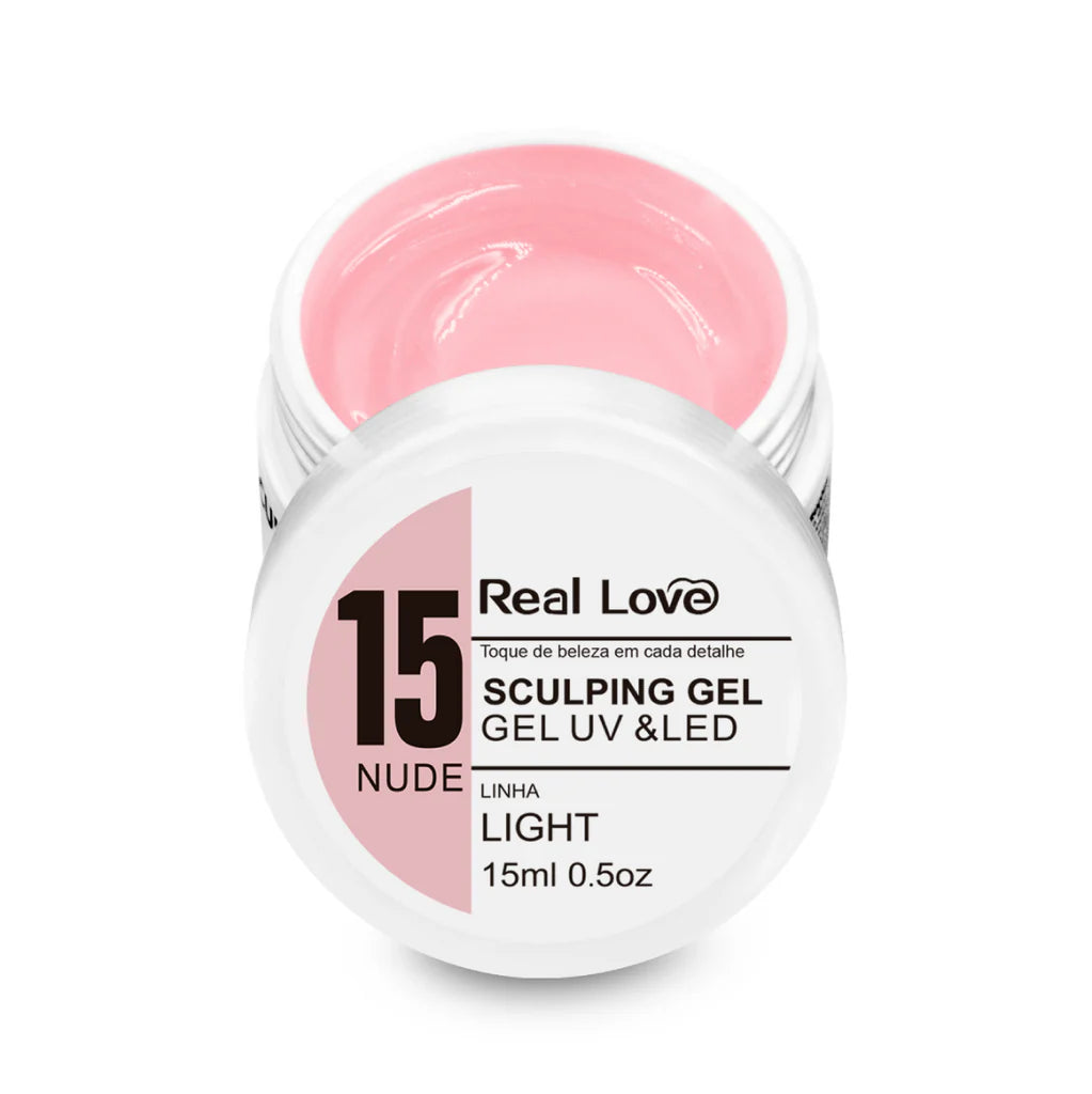 Gel de Alongamento para Unhas - Linha Light - 15ml - Real Love