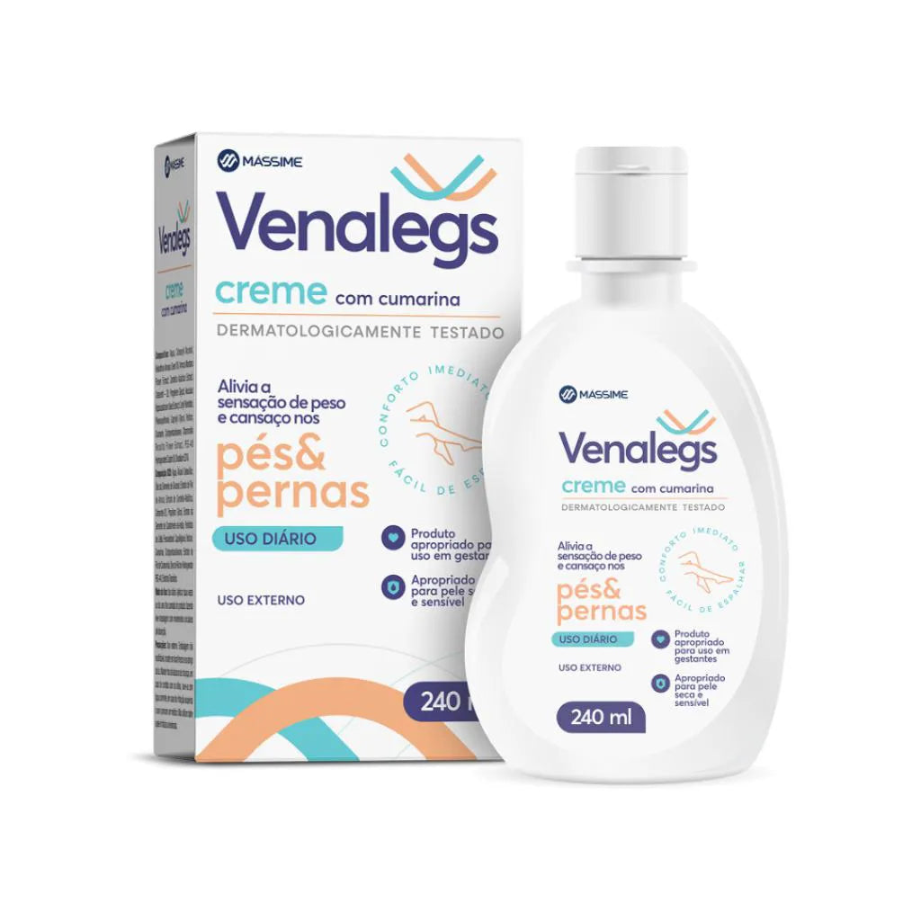Venalegs Cream 240ml for Legs and Feet with Curmarin Massime
