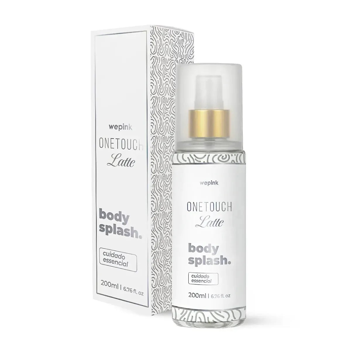 Body Splash One Touch Latte Deodorant Cologne 200ml - Wepink
