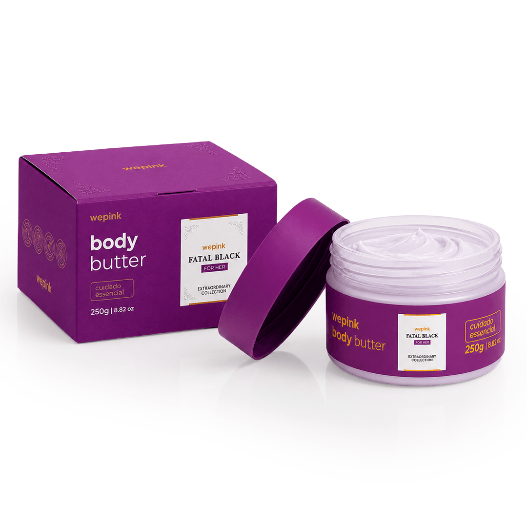 Body Butter Fatal Black For Her Body Butter 250gr - Wepink