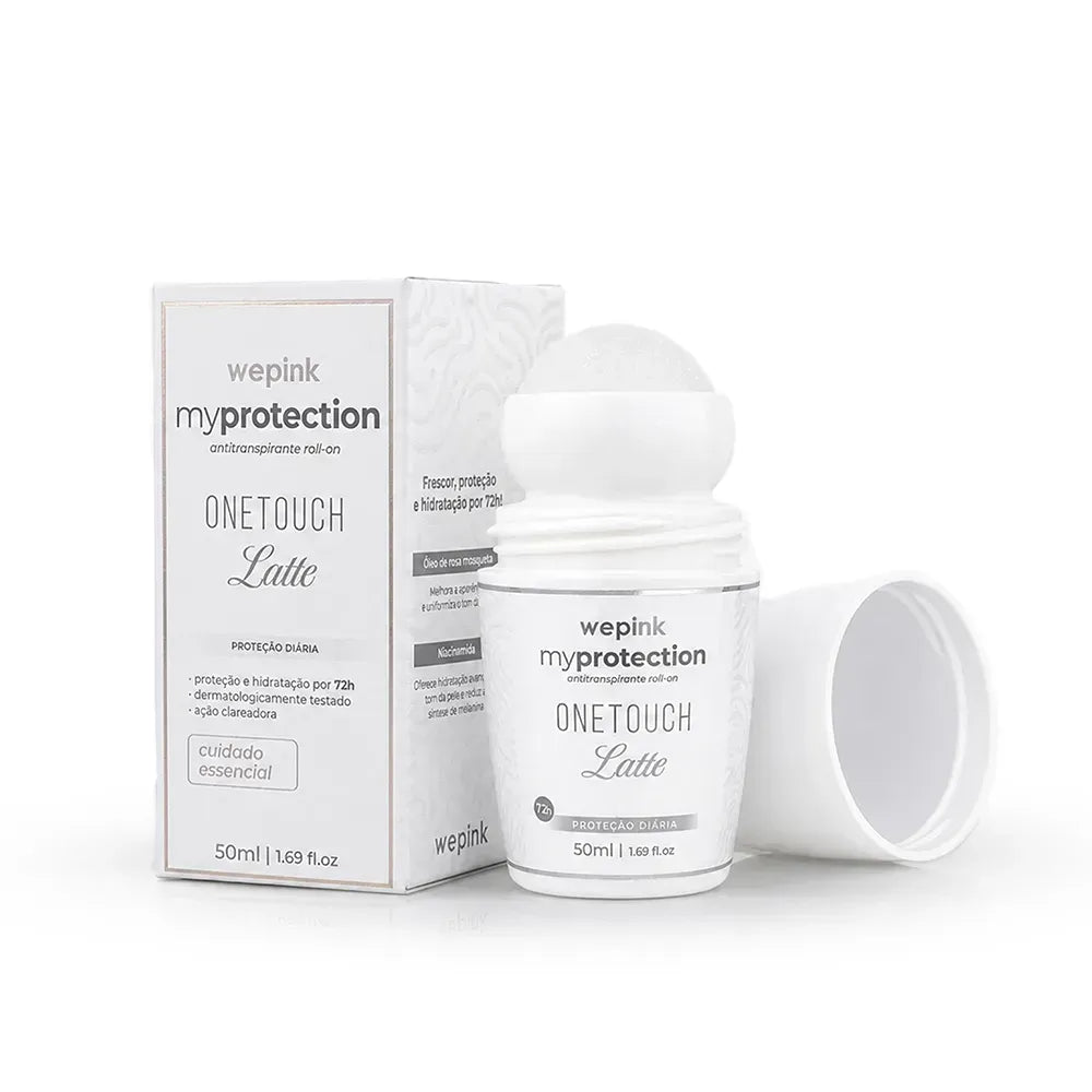 Desodorante Antitranspirante Roll-on One Touch Latte 50ml - Wepink
