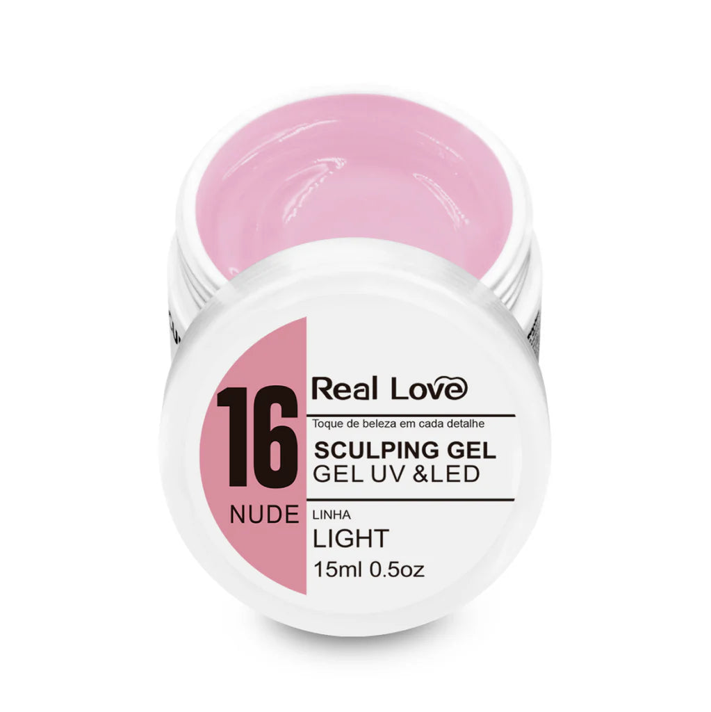Gel de Alongamento para Unhas - Linha Light - 15ml - Real Love