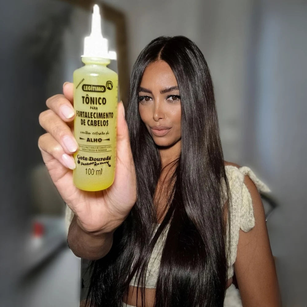 Gota Dourada Garlic Tonic for Hair Strengthening - 100ml