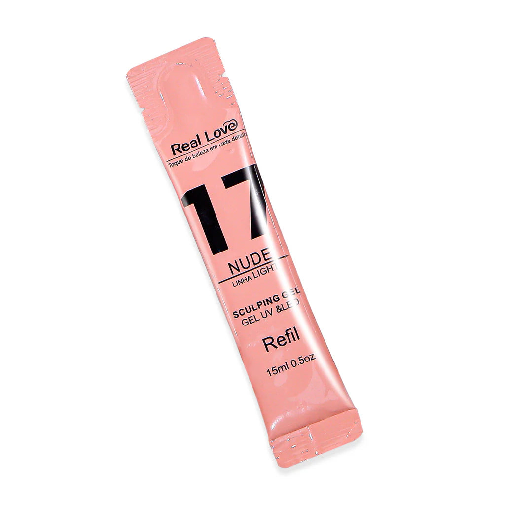 Refil para Gel de Alongamento para Unhas - Linha Light - 15ml - Real Love