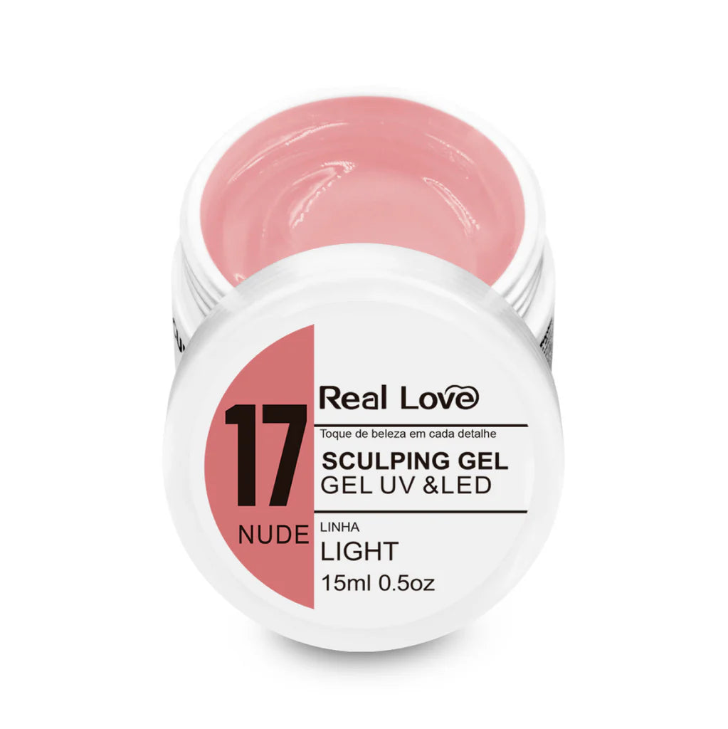 Gel de Alongamento para Unhas - Linha Light - 15ml - Real Love