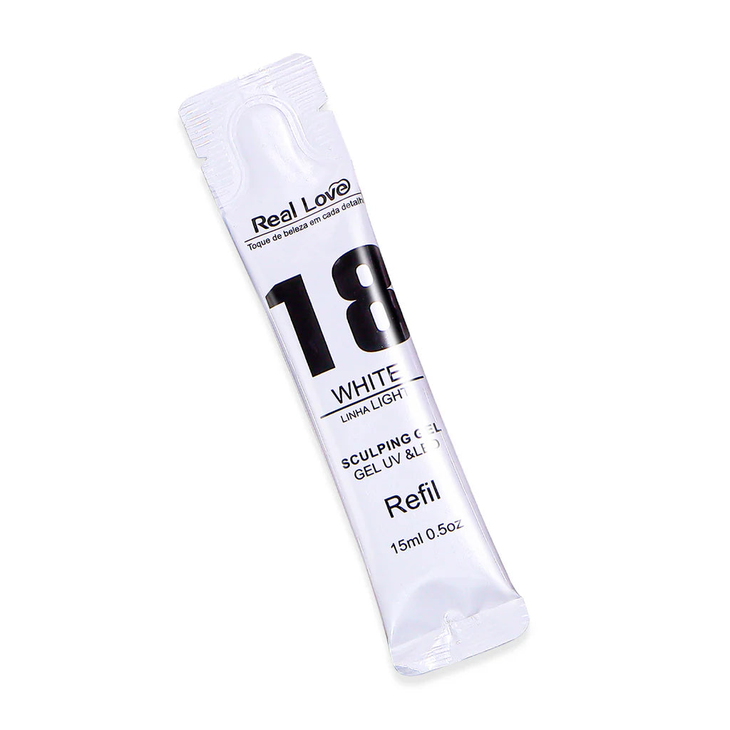 Refil para Gel de Alongamento para Unhas - Linha Light - 15ml - Real Love
