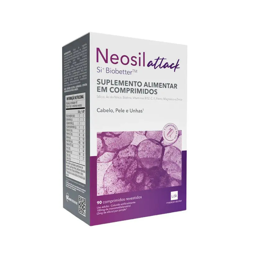 Multivitamin Neosil Attack Hair, Skin and Nails 90 tablets