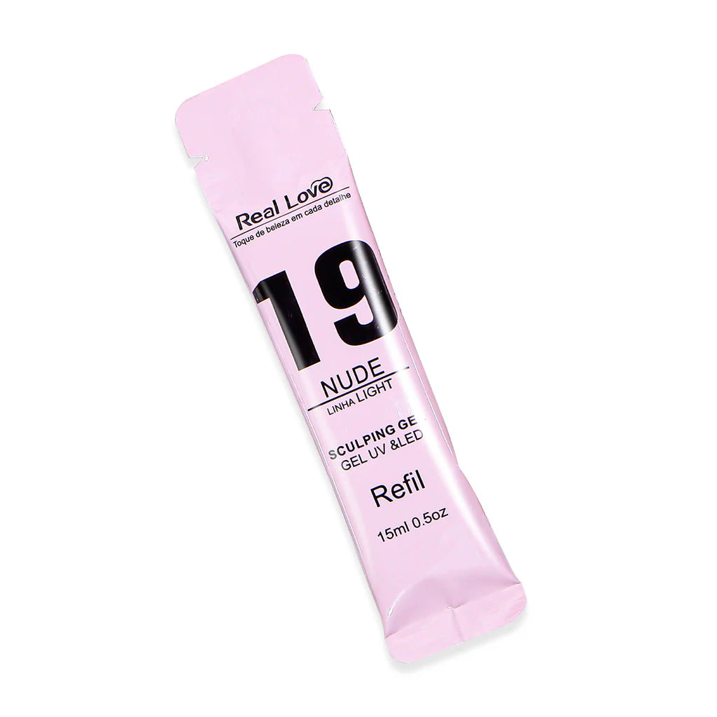Refil para Gel de Alongamento para Unhas - Linha Light - 15ml - Real Love