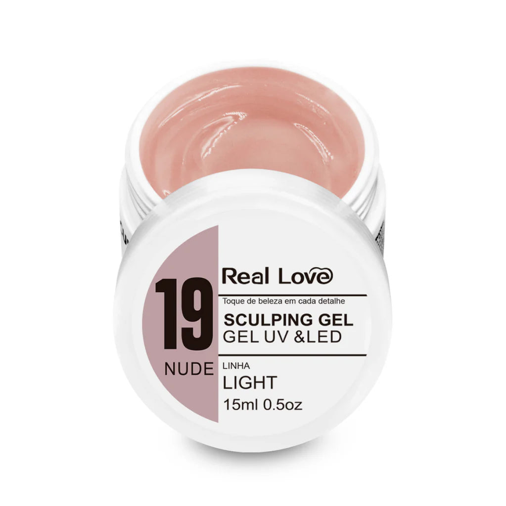 Gel de Alongamento para Unhas - Linha Light - 15ml - Real Love