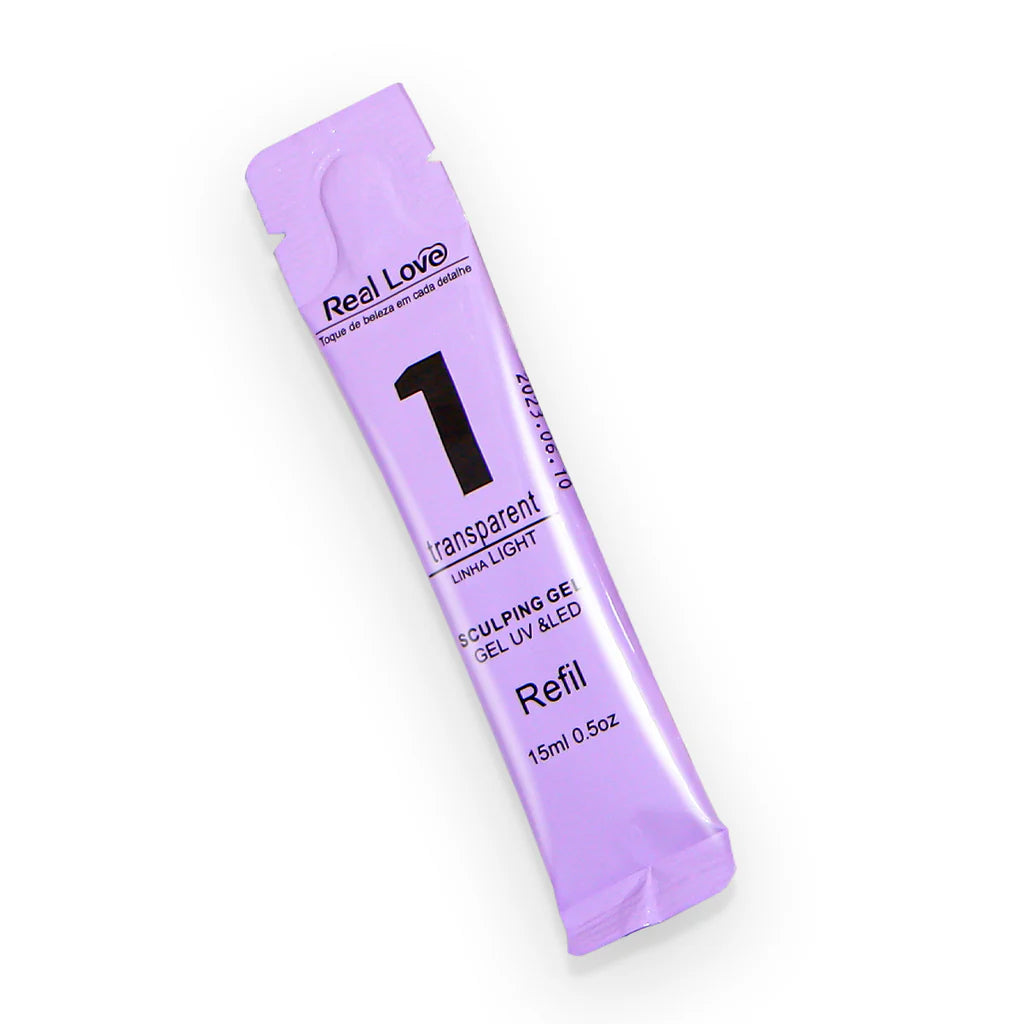 Refil para Gel de Alongamento para Unhas - Linha Light - 15ml - Real Love