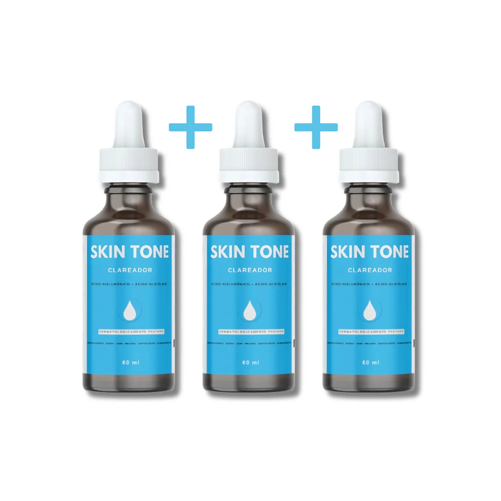 Kit 3 Clareadores Skin Tone - Protocolo 90 dias