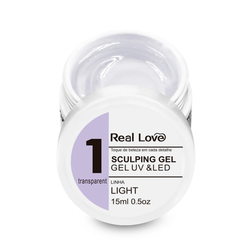 Gel de Alongamento para Unhas - Linha Light - 15ml - Real Love