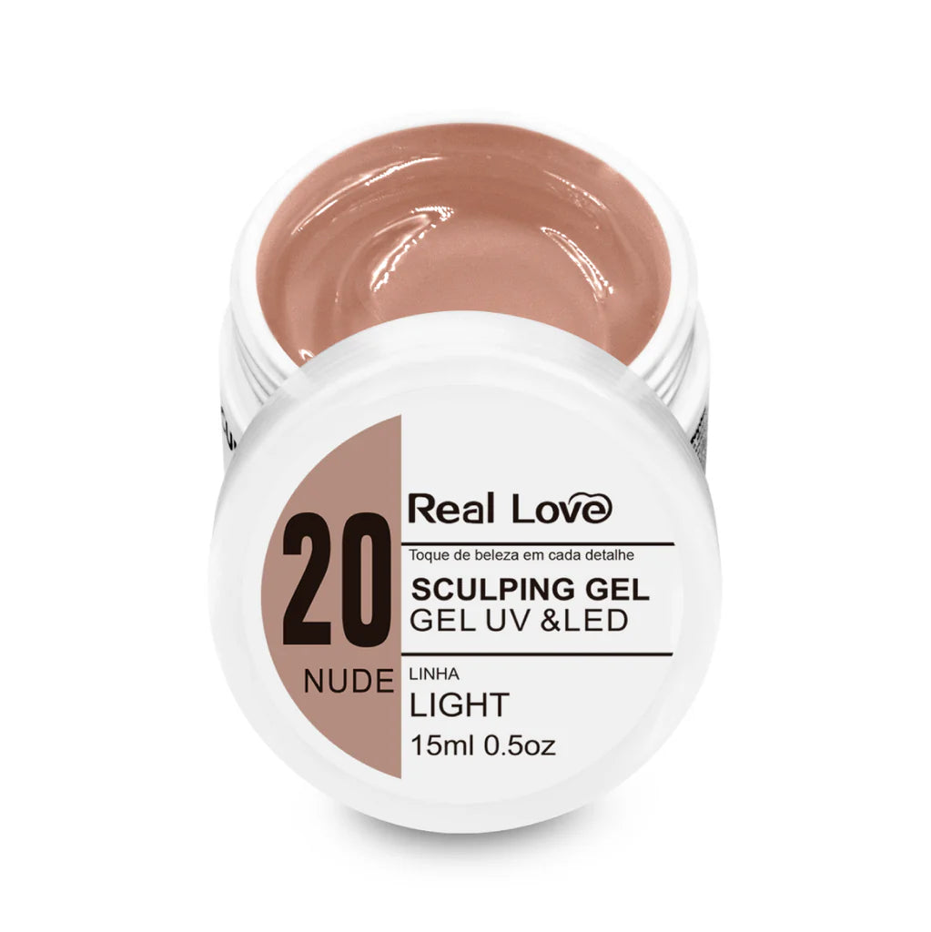 Gel de Alongamento para Unhas - Linha Light - 15ml - Real Love