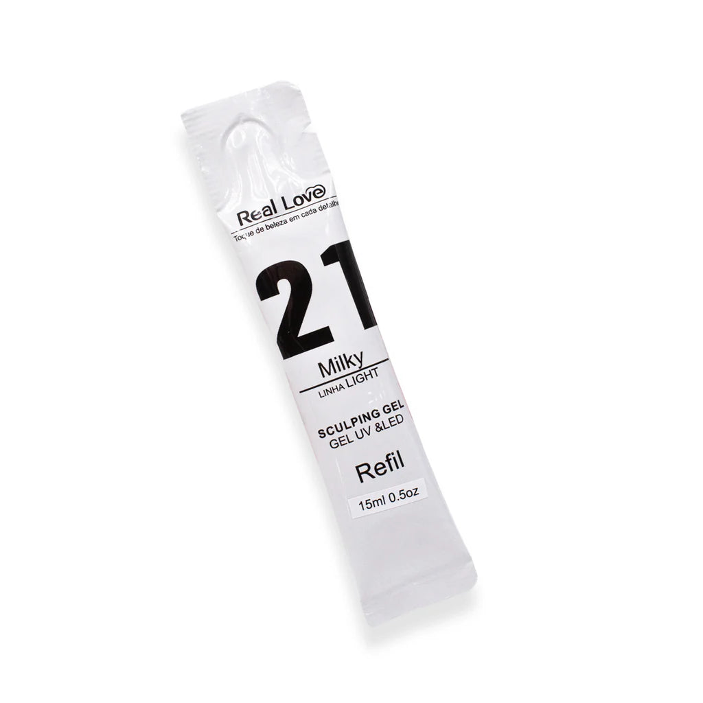 Refil para Gel de Alongamento para Unhas - Linha Light - 15ml - Real Love