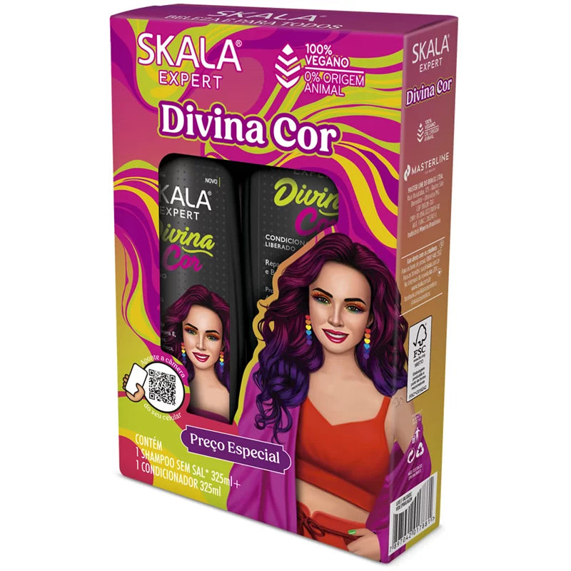 Kit Shampoo e Condicionador Divina Cor