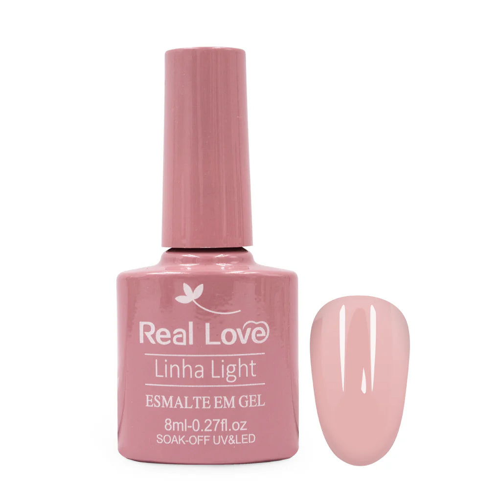 Esmalte em Gel - Linha Light - 8ml  - Real Love