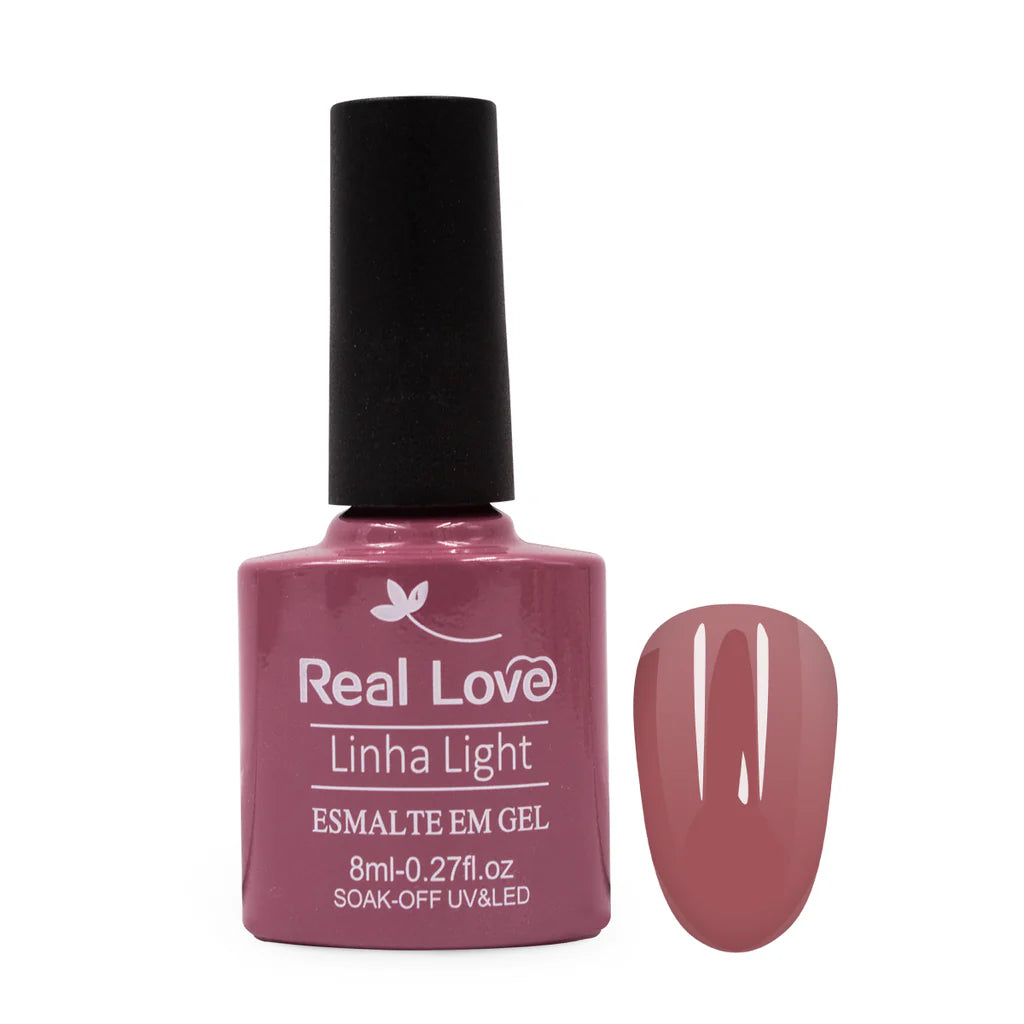 Esmalte em Gel - Linha Light - 8ml  - Real Love
