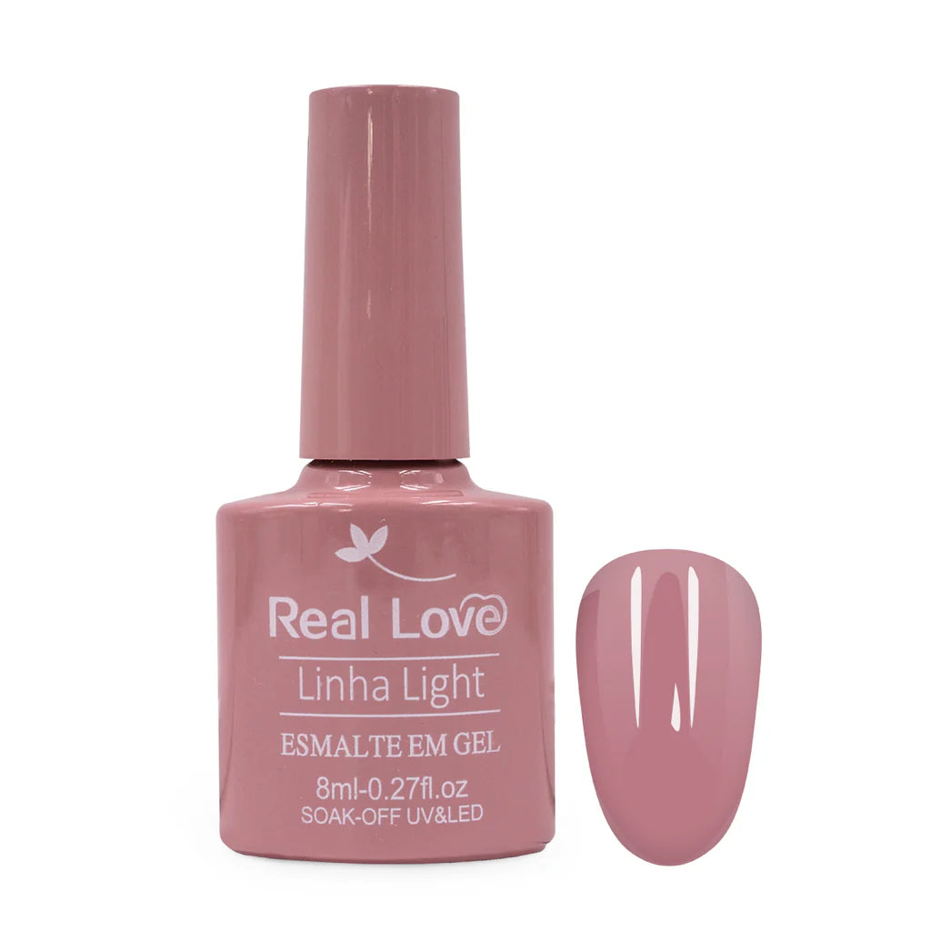 Esmalte em Gel - Linha Light - 8ml  - Real Love