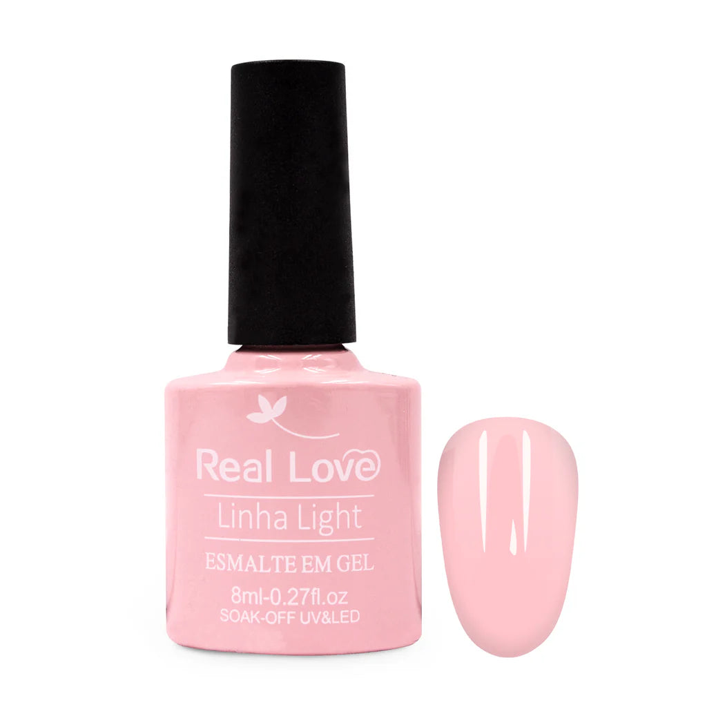 Esmalte em Gel - Linha Light - 8ml  - Real Love