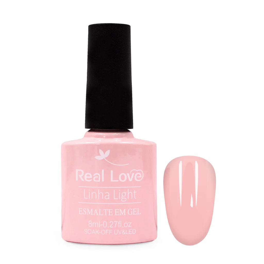 Esmalte em Gel - Linha Light - 8ml  - Real Love