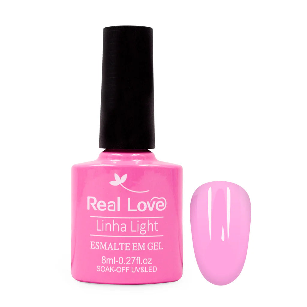 Esmalte em Gel - Linha Light - 8ml  - Real Love