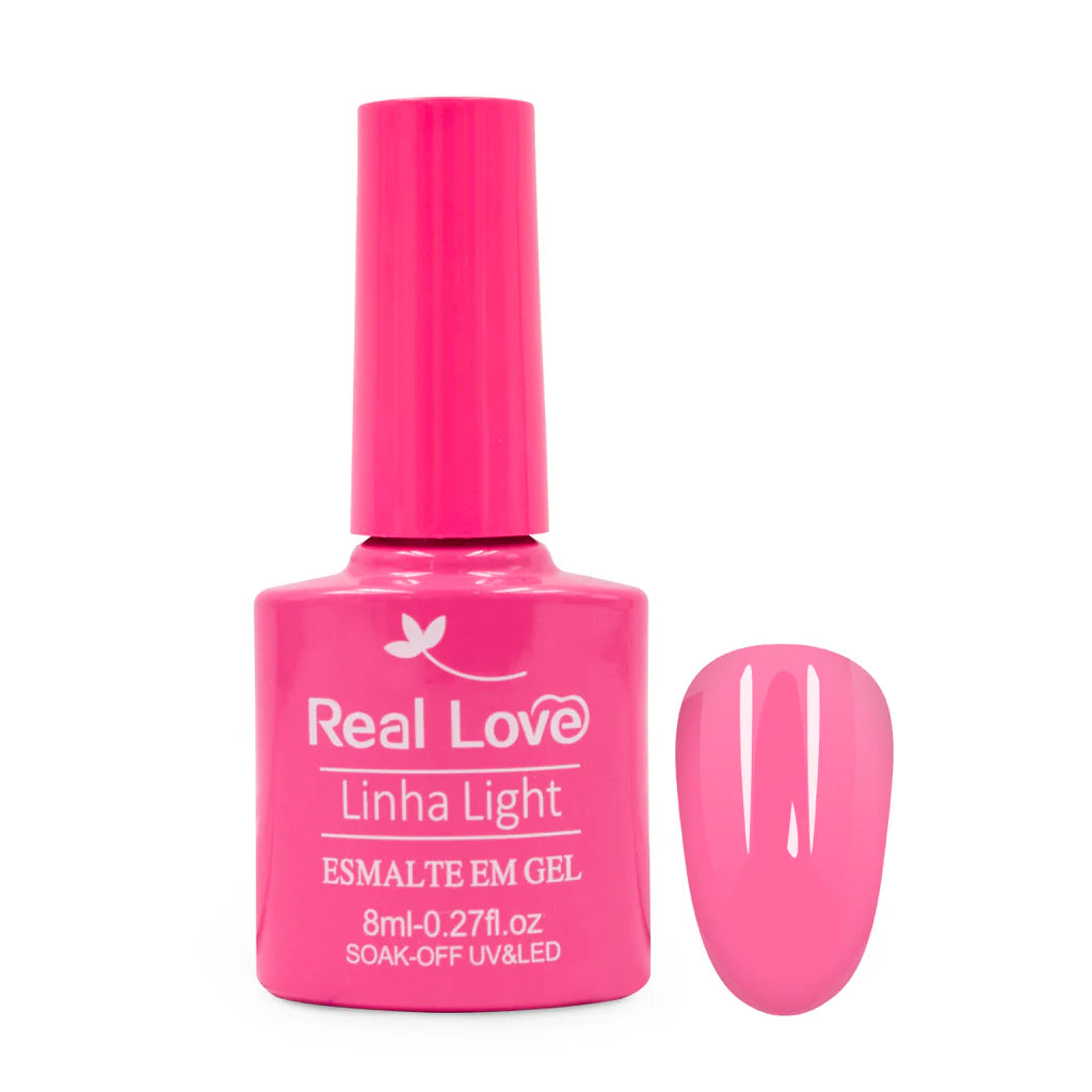Esmalte em Gel - Linha Light - 8ml  - Real Love