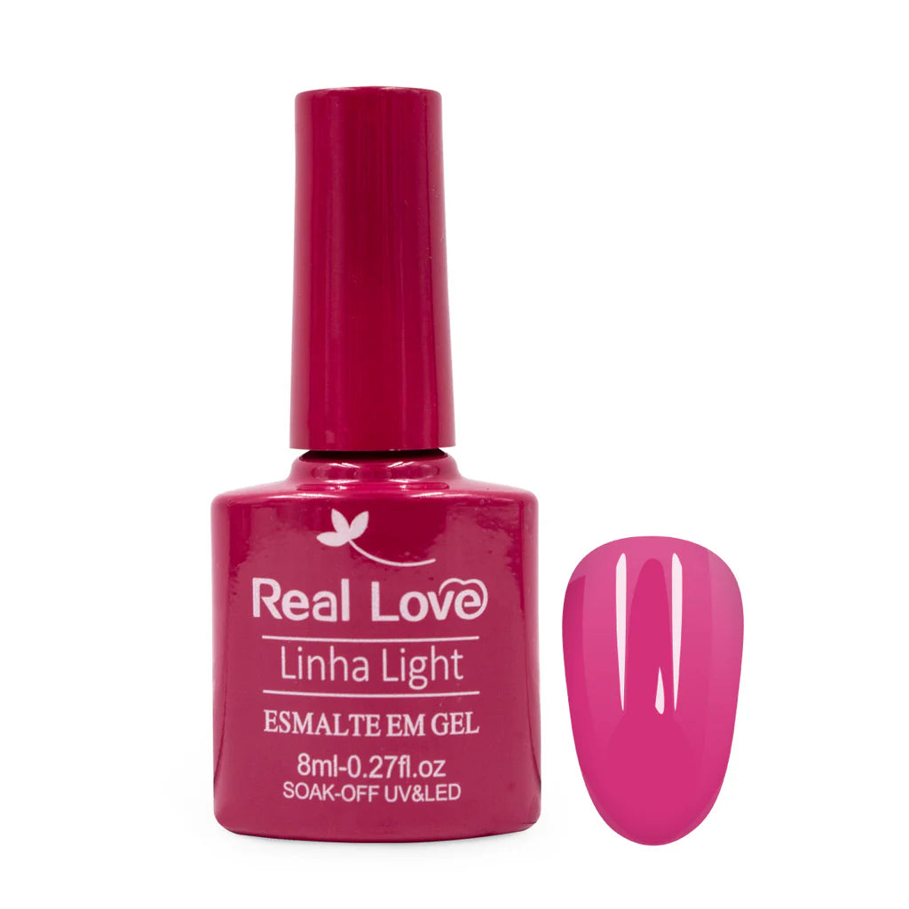 Esmalte em Gel - Linha Light - 8ml  - Real Love