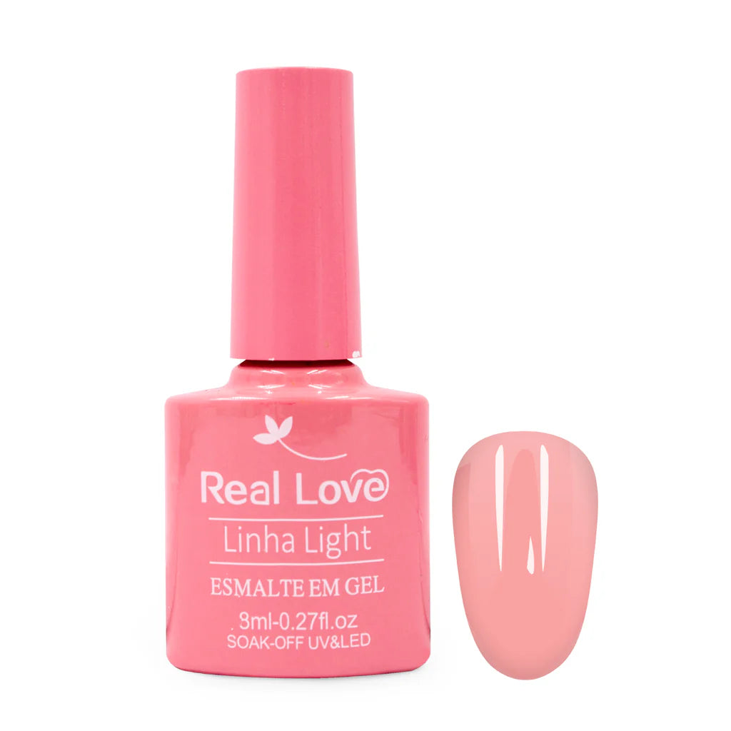 Esmalte em Gel - Linha Light - 8ml  - Real Love