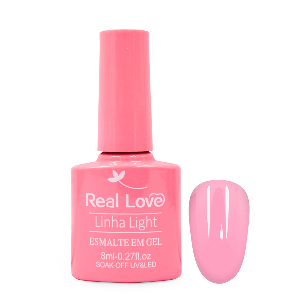 Esmalte em Gel - Linha Light - 8ml  - Real Love