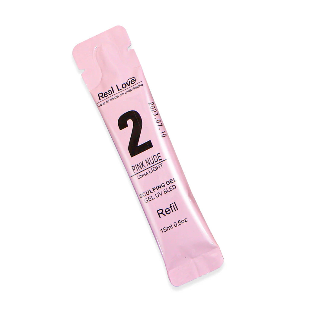 Refil para Gel de Alongamento para Unhas - Linha Light - 15ml - Real Love