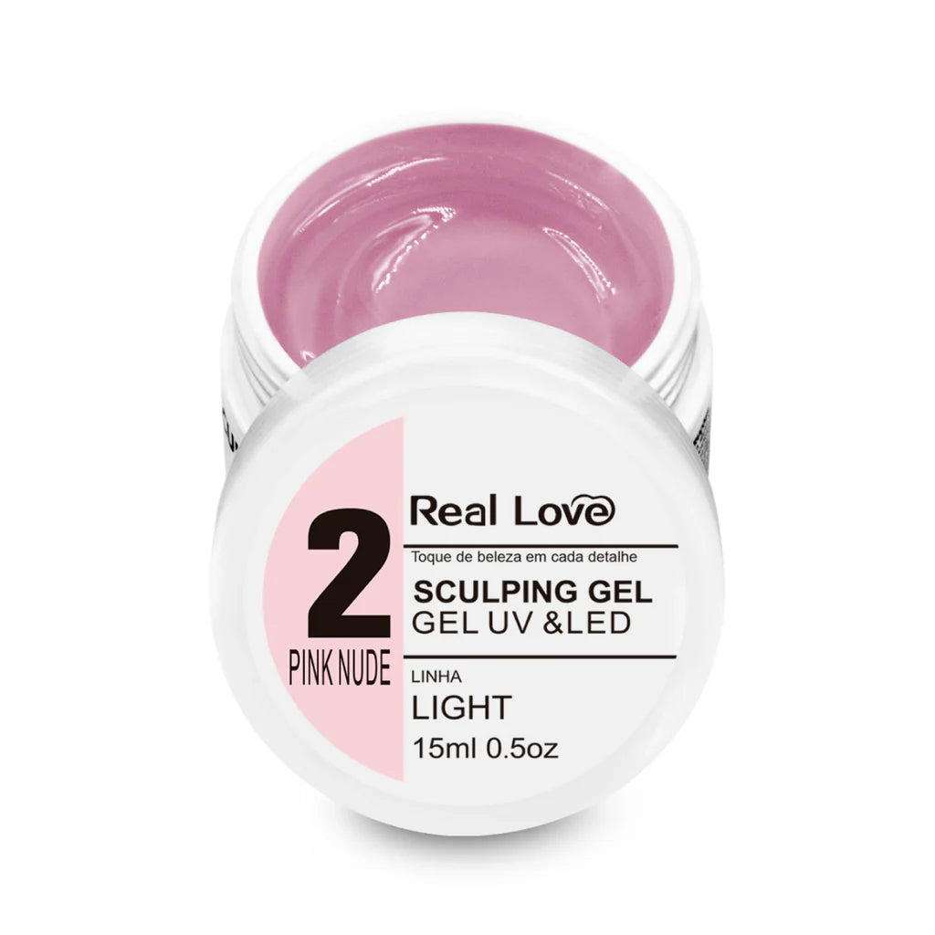 Gel de Alongamento para Unhas - Linha Light - 15ml - Real Love