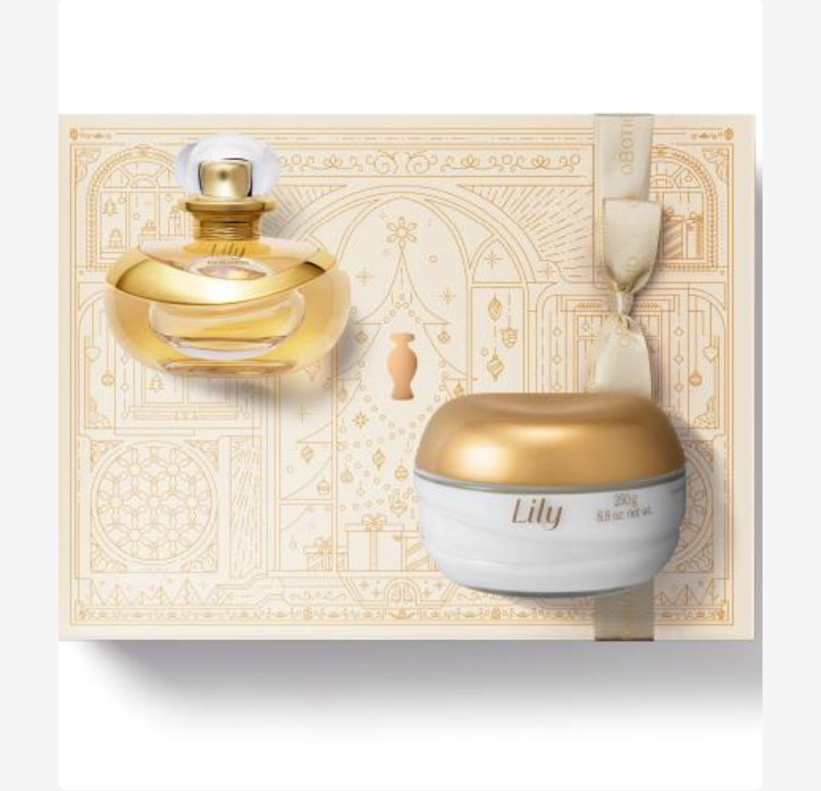 Coffret de Natal Lily Acetinado