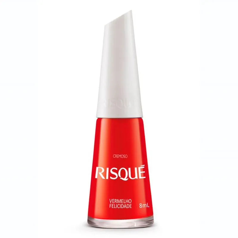 Esmalte Risqué Cremoso Vermelho Felicidade