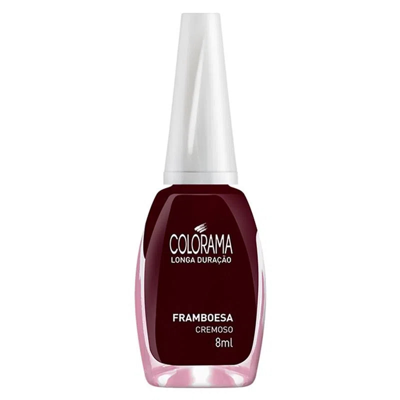 Esmalte Colorama Cremoso Verniz E Cor Framboesa 8ml