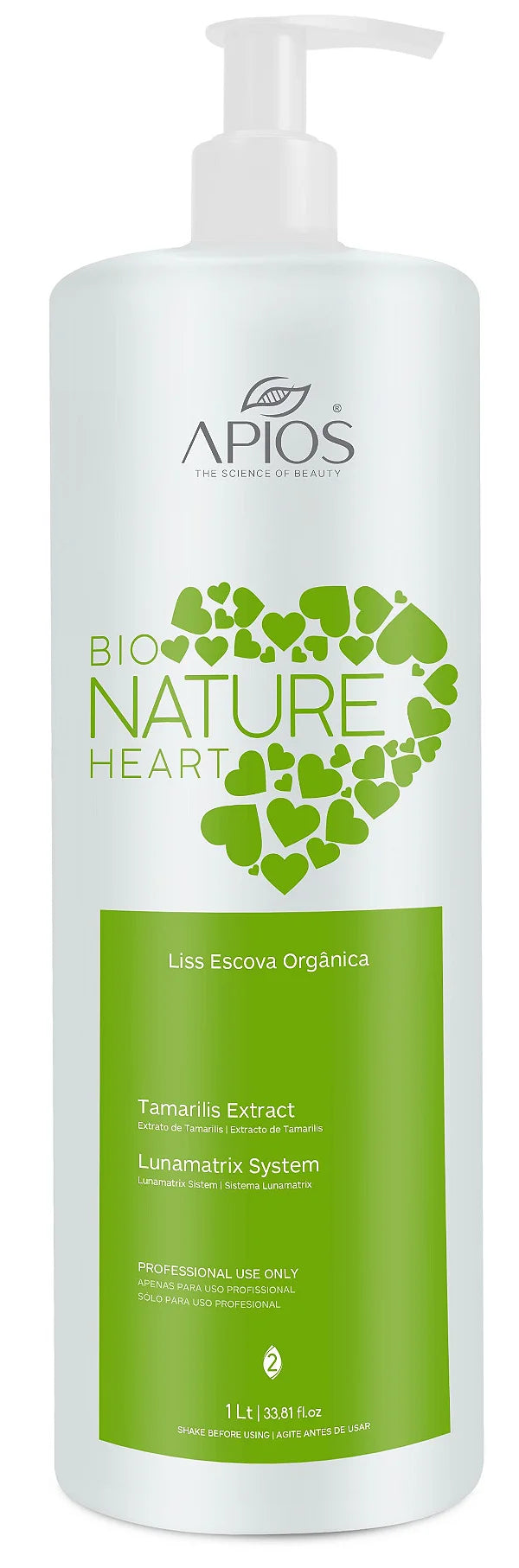 Selagem Organica Ativo Bio Nature Heart Alinhamento Apios 1L