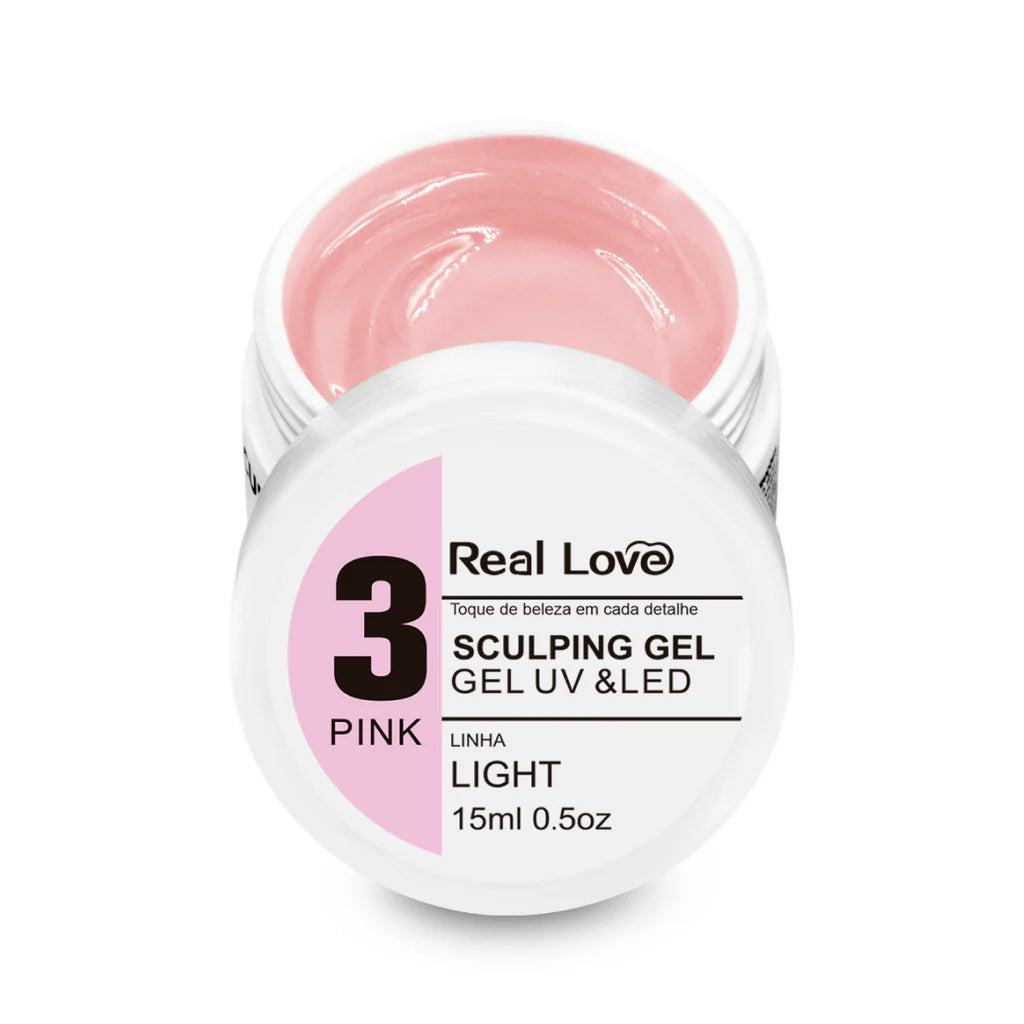 Gel de Alongamento para Unhas - Linha Light - 15ml - Real Love